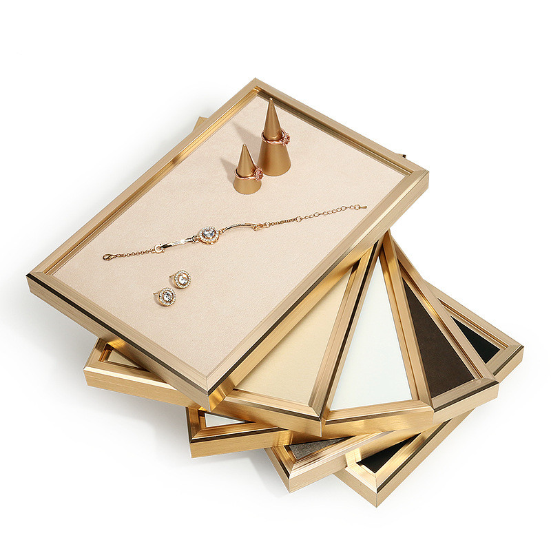 Bar Cart Gold - Gold Color Metal Frame Blank Jewelry