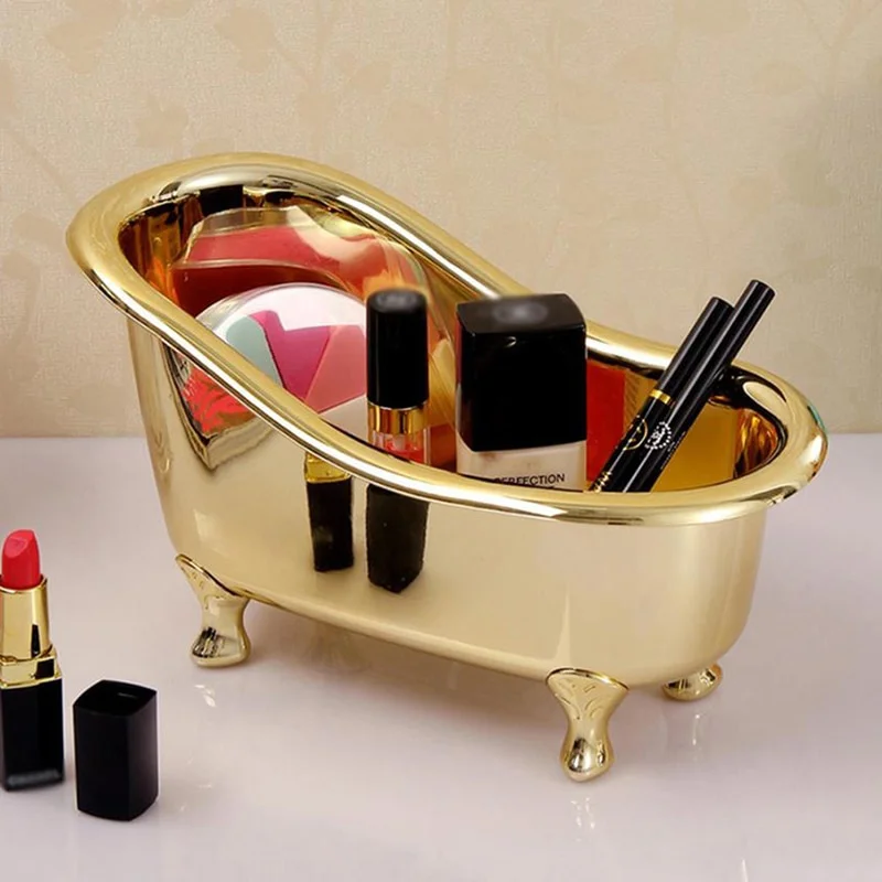 Bar Cart Gold - Mini Bathtub Soap Jewelry Storage Box