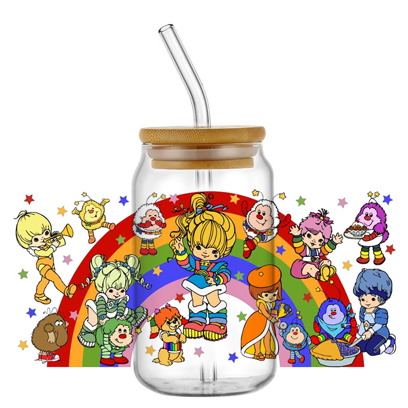 Old Fashioned Glass - Popular Classical Cartoon Rainbow 80's Retro