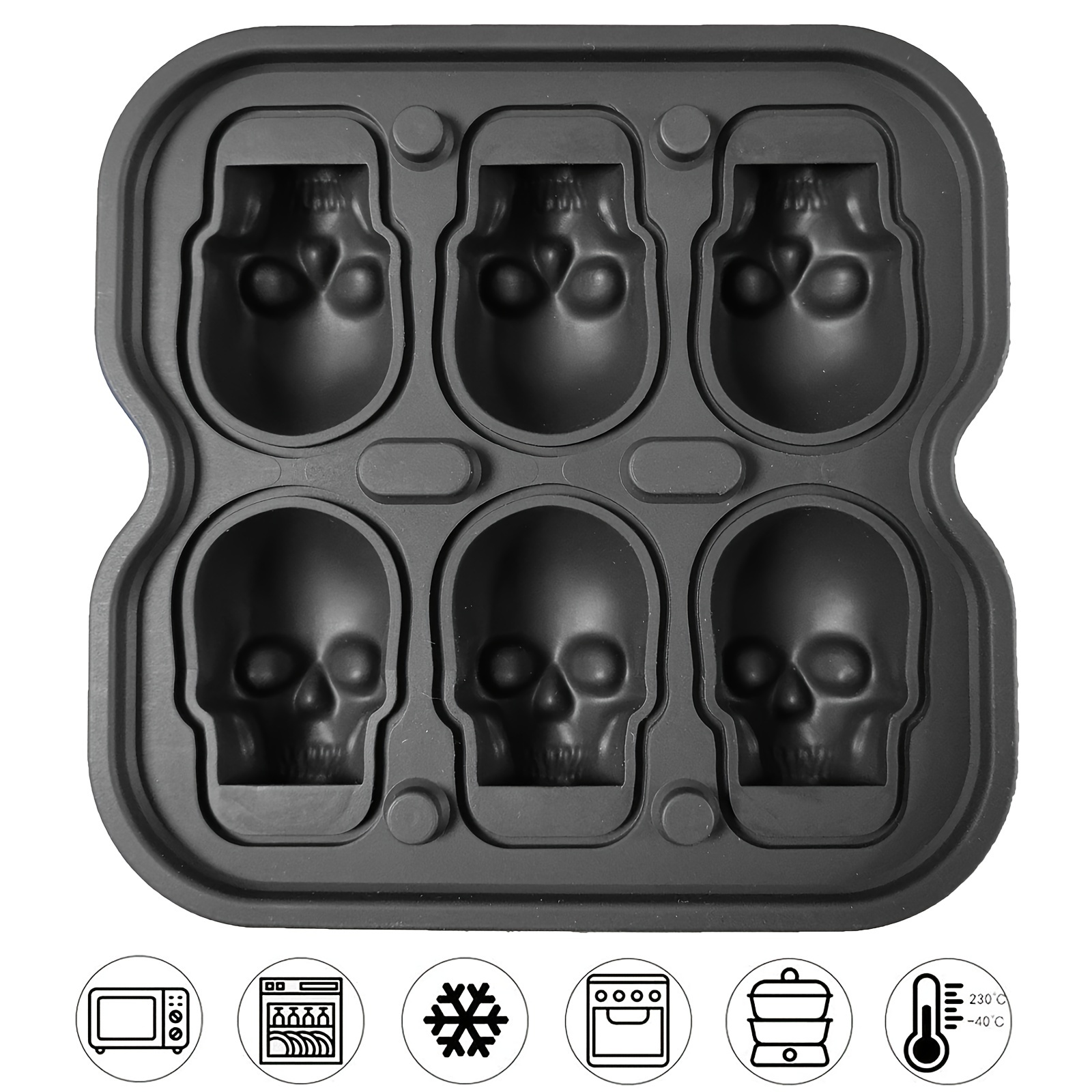 4-6 cells Skull Ice Ball Mold- - огляд і ціна Ice Mold Sphere