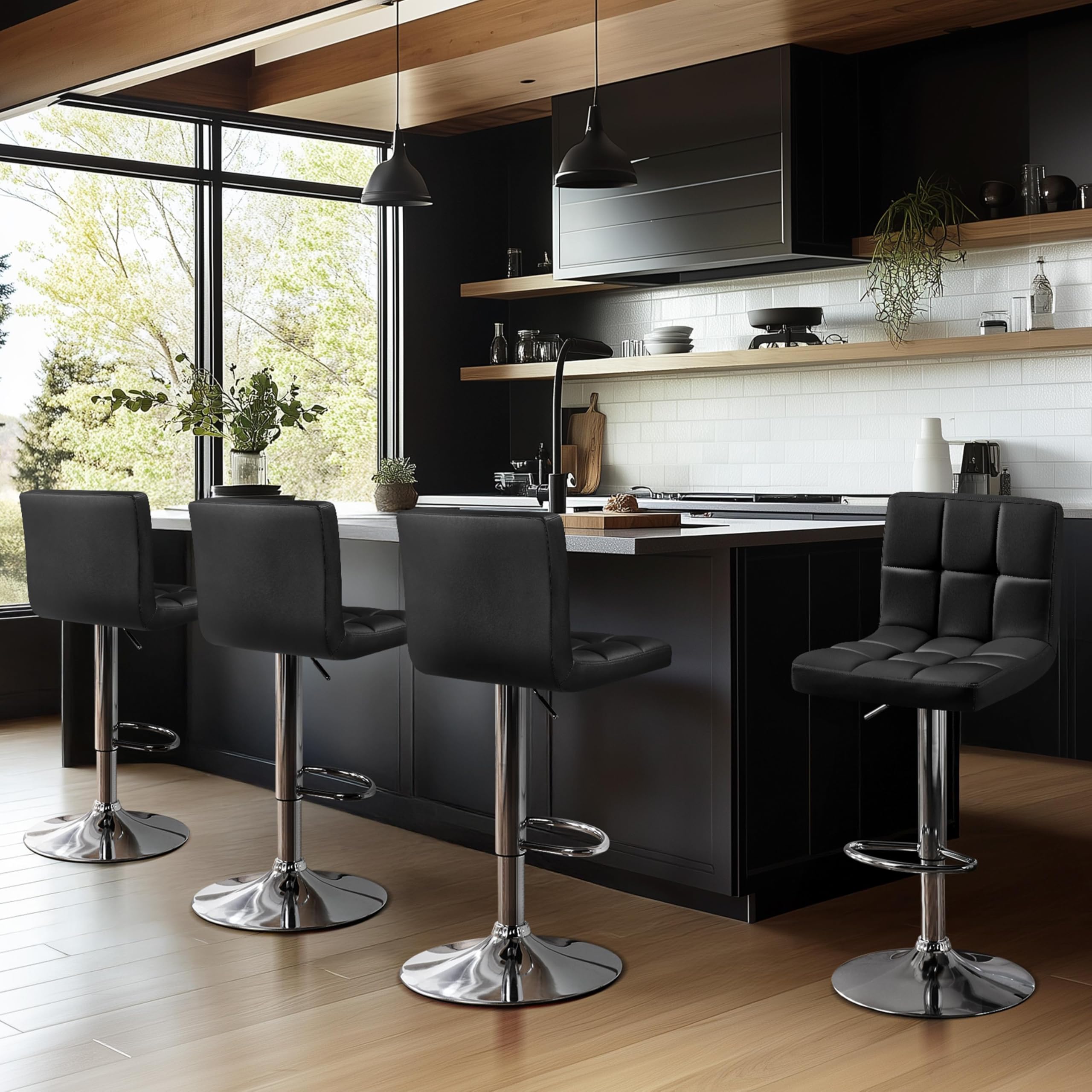 Modern Adjustable Bar Stools,  - огляд і ціна Home Bar Seating