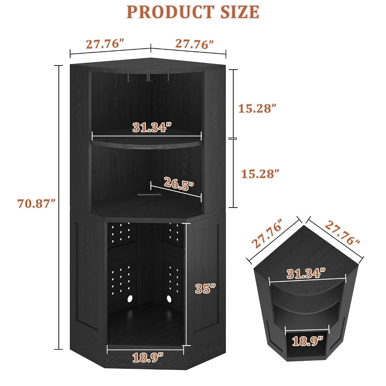 Corner Bar Cabinet with Fridge - огляд і ціна Home Bar And Fridge