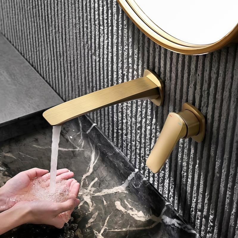 Gold Concealed Bathroom Faucet - огляд і ціна Home Bar Sink