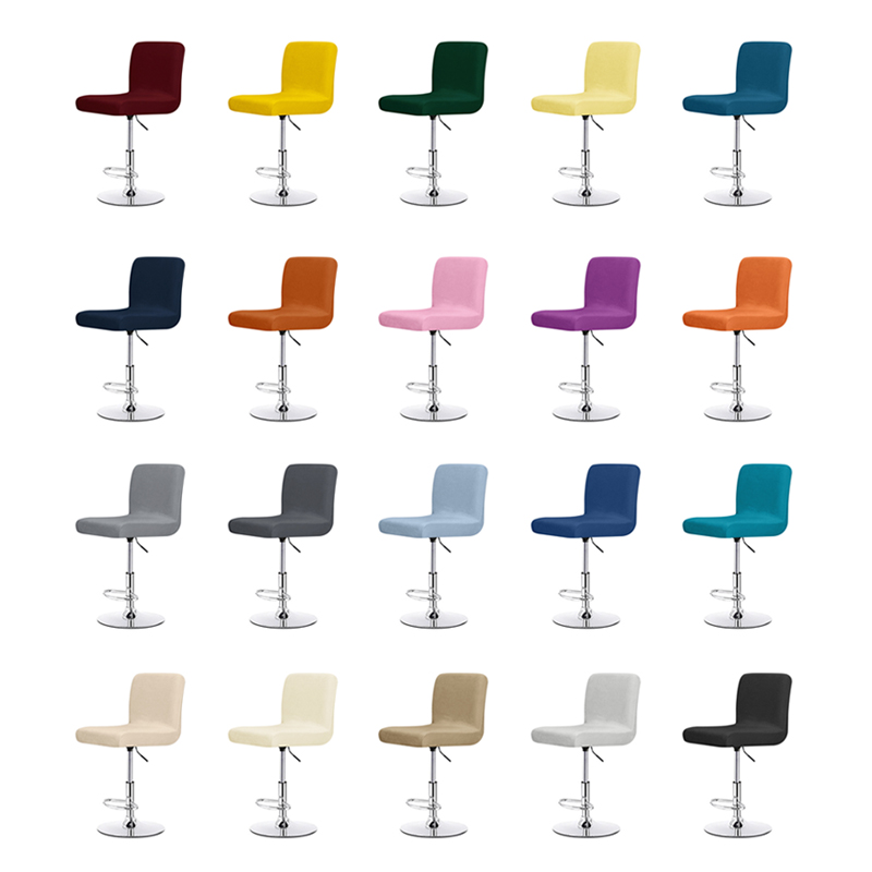 Velvet Solid Color Chair Cover - огляд і ціна Home Bar Seating